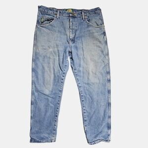 Cabela's Outdoor‎ Gear Jeans Mens Blue Relaxed Fit Straight Denim Size 36/30